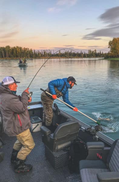 alaska fishing trip silver salmon kenai river