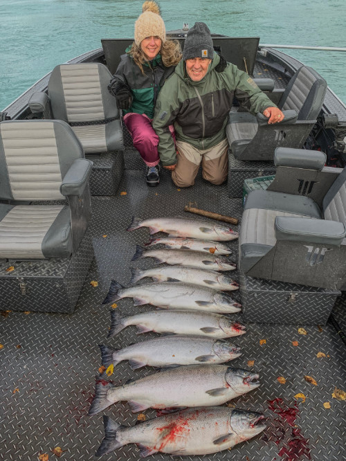 Kenai river coho salmon guide fishing trip alaska