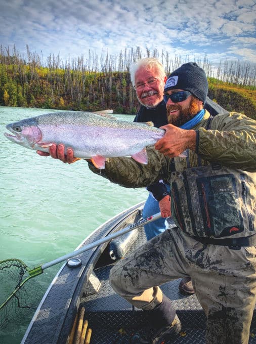 Alaska fishing trip Kenai river Rainbow trout guide