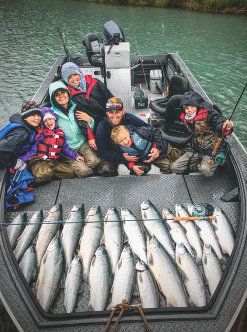 Alaska fishing trip Sockeye Salmon Kenai river guide