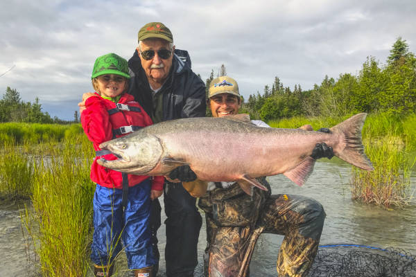 Alaska Salmon fishing charters Kasilof River King Salmon