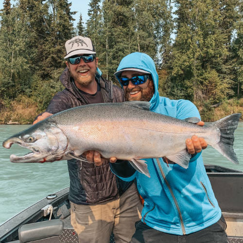 alaska silver salmon fishing kenai river