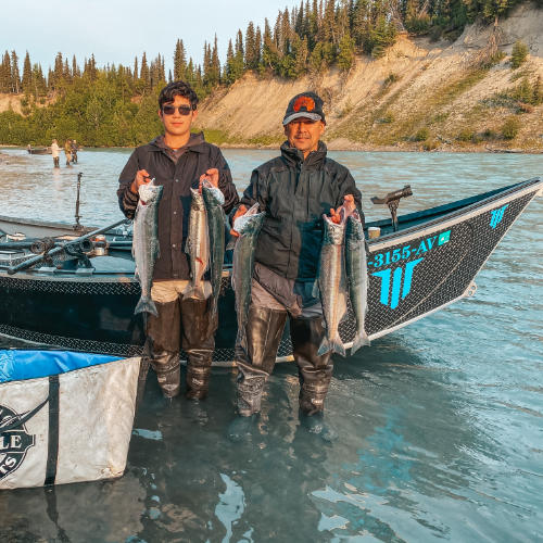 Kasilof river sockeye salmon fishing guide alaska