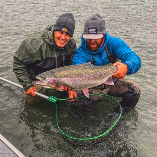 Kenai river rainbow trout fishing alaska charter