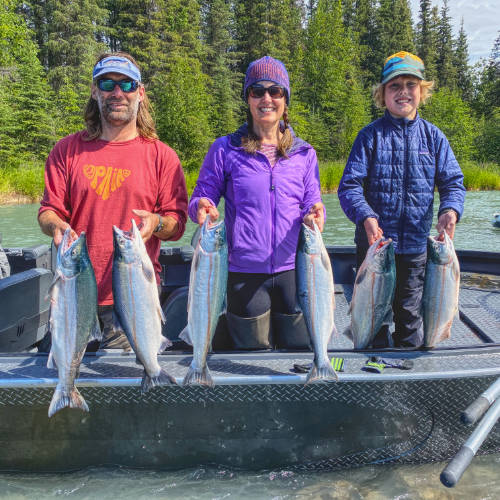 Kenai river sockeye salmon alaska fishing charter