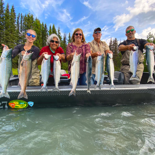 Sockeye salmon Kenai river Alaska fishing charter