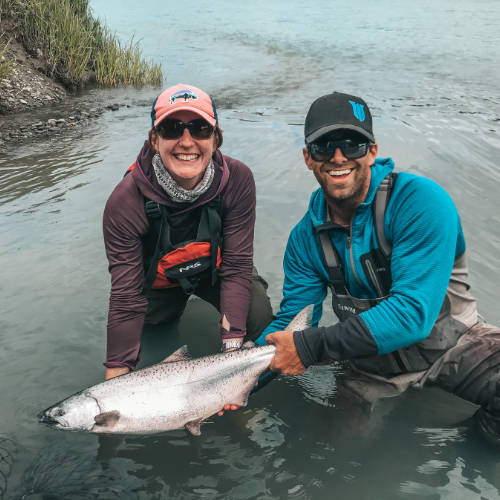 Alaska fishing King Salmon Kasilof river guide
