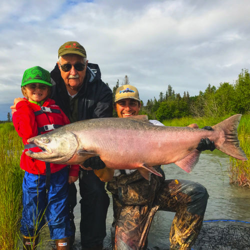 Kasilof river King salmon fishing guide