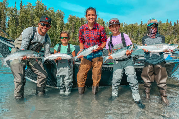 kasilof river sockeye salmon upper guided fishing charters