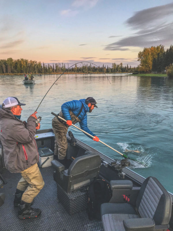 Alaska Fishing Silver Salmon Kenai Drift Anglers Guide Service