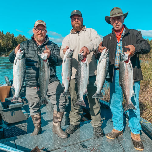 Alaska Silver Salmon Fishing Kenai River Guide Service