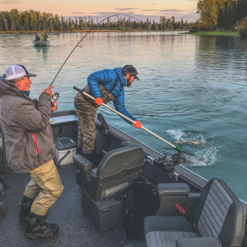 Alaska Fishing Kenai River Guide Service Silver Salmon Coho