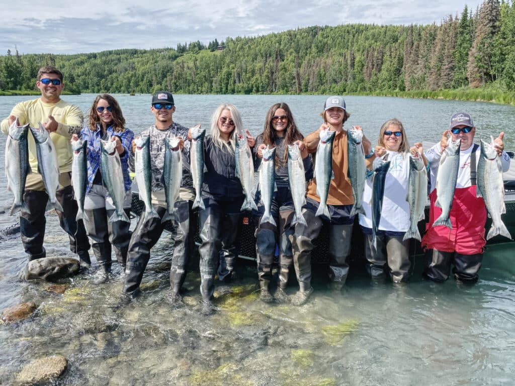 Alaska fishing trip on the Kenai River Sockeye Salmon run timing