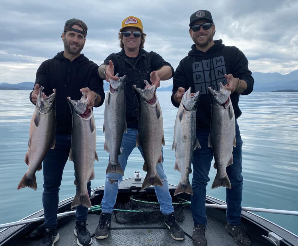 Kenai River silver fishing with Kenai Drift Anglers August