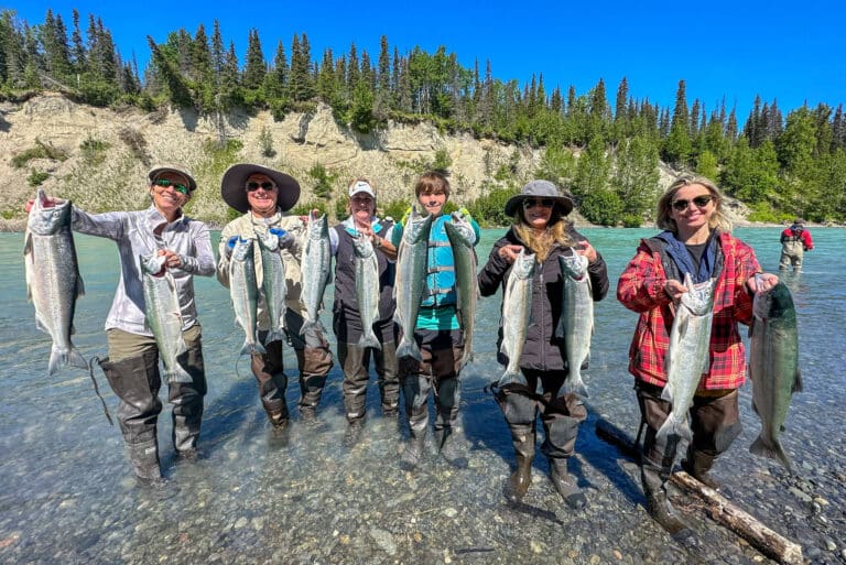drift fishing kasilof river sockeye salmon alaska
